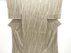 アンティーク　錦紗 のり散らしに抽象模様着物